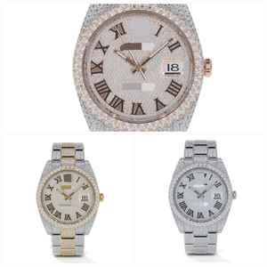 Bisel de lujo personalizado 36mm lujo Bussdown reloj bisel ajuste de mano VVSl laboratorio crecido diamante - Product Image 2