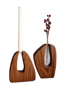 Portavelas de madera de alta calidad, soporte de boda hecho a precio de fábrica, nuevo diseño - Product Image 3