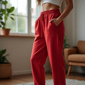 Jogging Stone Wash pantalones de chándal mujer Casual pantalón pijama señoras ropa deportiva Jogging Fitness ácido lavado pantalones de chándal Mujer - Product Image 4