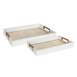 Plateau décoratif moderne en métal avec finition de qualité supérieure, idéal pour la décoration de table, le service et l'exposition. - Product Image 4