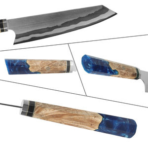 Couteau de chef 9 Cr13, couteaux de cuisine avec logo personnalisé et manche en bois de résine - Product Image 2