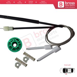 BWR5041 Kit de reparación de regulador de ventana delantera izquierda para A6 C4 4A 1994-1998 100 4A 4/5 puerta 4A0837461 Bross piezas de automóvil fabricadas en Turquía - Product Image 3