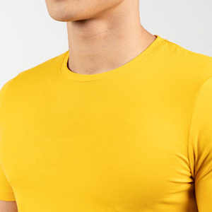 Custom Yellow Gym Fitness Short Sleeve Summer <b>Men</b> <b>T</b> <b>Shirt</b> Quick Dry Cotton Material Cheap Price Round Neck Man <b>T</b> <b>Shirts</b> All Size - Product Image 4