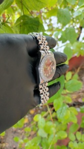 Montres-bracelets automatiques de luxe pour femmes, 31mm, lunette diamantée, calendrier, acier inoxydable, haute qualité, mode mécanique, vente en gros - Product Image 2