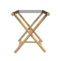 Support de Valise Pliable en Bambou Écologique Fait Main, Étagère de Rangement et Table Pliante pour Meubles de Maison et Hôtels – Vente en Gros – Vietnam