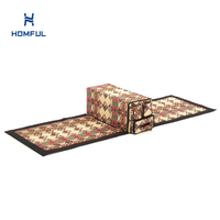 Chaise de sol pliable en tissu Sadu HOMFUL |   Tapis d'extérieur extra long 185x60cm avec sac de transport