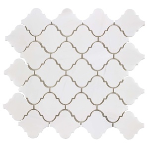 Carrelage hexagonal en marbre Bianco Dolomite, finition polie, imperméable, pour mur et sol de salle de bain, design minimaliste - Product Image 2
