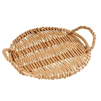 Corbeille à fruits en rotin au design unique pour cuisine personnalisée utilisation de la restauration support de panier décoratif de comptoir