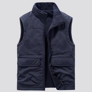 CONMR Gilet thermique populaire pour hommes en mélange de polyester <span class=keywords><strong>sans</strong></span> manches avec doublure intérieure douce pour les activités décontractées et de plein air - Product Image 6