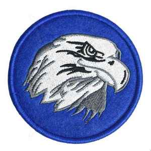 High Quality Customized Badge Embroidered Garment Patches Low Price Merrow Border Embroidery Patches - Product Image 3