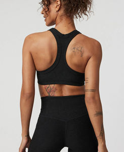 Meilleure qualité haute Sport respirant confortable soutien-gorge de sport impression avant moyen pour entraînement actif Gym Yoga vêtements de course - Product Image 4