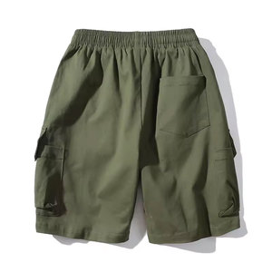 2024 New Arrivals Hot Selling Solid Pattern <b>Men's</b> High Street Style <b>Cargo</b> <b>Shorts</b> Customized 100% Trending <b>Short</b> Plus Size - Product Image 4