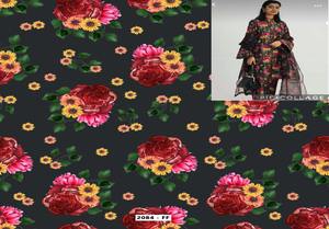 Tissu en georgette tissé léger 100% polyester résistant à l'eau personnalisé Impression numérique Vêtement pour femmes et filles Jouet d'extérieur - Product Image 3