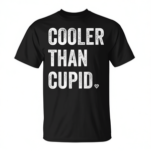 T-shirt da ragazzo 'Cooler Than Cupid' per San Valentino, regalo promozionale di alta qualità per lui - Product Image 2