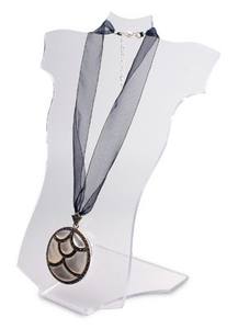 2025 élégant et beau personnalisé blanc et noir acrylique pendentif modèle support bijoux affichage accessoires - Product Image 6