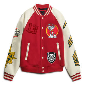 Veste de basket-ball personnalisée/Vestes d'université en laine pour hommes Veste Letterman en gros avec manches en cuir - Product Image 2