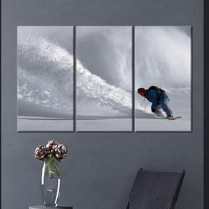 Arte de pared en lienzo de la Flota Naval: decoración impresa de un buque de guerra militar, 3P: estirado sobre lienzo - Product Image 1