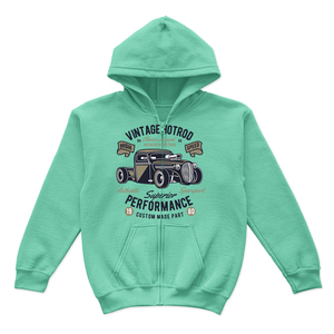 High Quality Custom Silk Screen Printed New Collection <b>Oversized</b> Fit 100% Cotton <b>Fleece</b> Zipper-Up <b>Hoodie</b> for <b>Men</b> - Product Image 6