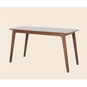 Mesa de comedor marrón estilo moderno KOSTER 140 portátil fabricada en Vietnam mesa de comedor madera de caucho y producto de madera MFC/MDF - Product Image 1