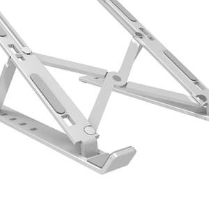 Nouveau Mini support ergonomique en aluminium Portable pliable réglable en plastique Surface de table support pour ordinateur portable - Product Image 5