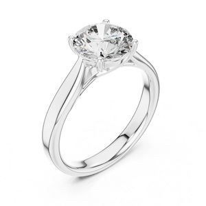 Anillo de Oro Rosa de 14K con Diamante Cultivado en Laboratorio de 2.1 Ct |   Anillo de Boda y Aniversario Clásico con Certificado IGI |   Diamante Cultivado Nuevo - Product Image 6