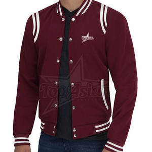 Chaqueta con letras de color personalizado para hombre, nuevo diseño, ropa de calle cálida de invierno con cuello levantado - Product Image 4