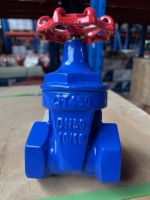 Vanne à opercule manuelle filetée en fonte ductile, joint souple Z15X-16Q PN16, tige non montante, tige en acier inoxydable 2Cr13, raccord femelle BSP NPT DN15-DN65, pour eau