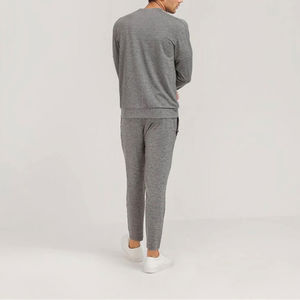 Ensemble de survêtement d'hiver pour homme de haute qualité avec logo personnalisé, col montant, tissu respirant antibactérien, couleur/taille personnalisée, service OEM - Product Image 3