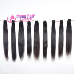 Extensiones de Cabello Humano Natural 100% de la Mejor Calidad, Cabello Indio Virgen con Cutícula Alineada, Directamente de la India, Sin Procesar - Product Image 1