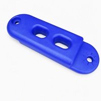 Barrière de protection de parcours de course moulée par soufflage en polyéthylène durable, bordure anti-collision pour projets de bateaux et de karts