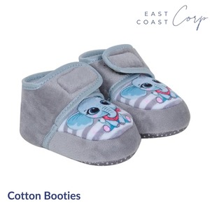 Amigable bebé niños y niñas elefante impreso botines invierno calcetín cierre-cómodo y elegante - Product Image 1