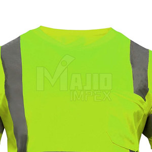 Camiseta de Alta Visibilidad Ligera para Trabajo al Aire Libre, Ropa de Trabajo Reflectante para Almacenes, Carreteras y Fábricas - Product Image 6