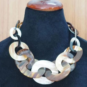 Collar de cuerno de buey de búfalo natural, joyería, collar de cuerno de tendencia - Product Image 2