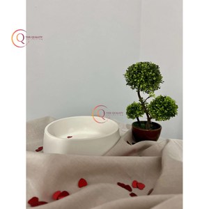 ชามเสิร์ฟพร้อมเคาน์เตอร์ห้องครัวชามเสิร์ฟลายหินอ่อนธรรมชาติสีขาวทรงกลมดีไซน์แบบญี่ปุ่น - Product Image 2