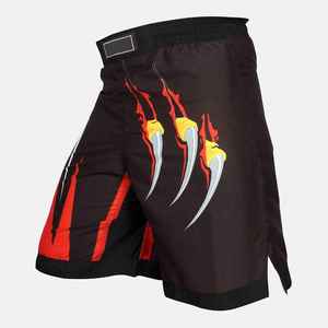 Pantalones cortos de lucha ligeros para hombre MMA, duraderos, elásticos para entrenamiento, ropa deportiva, patrón hecho de algodón Spandex, artes marciales - Product Image 3