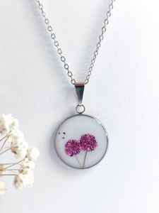 Boho Résine Époxy Bijoux Larme Goutte Narcisse Fleur Pendentif Véritable Fleur Séchée Collier pour Femmes Mariées Anniversaire De Mariage - Product Image 4