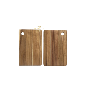 Planche à découper en bois de style rustique pour servir et préparer les aliments - Product Image 2