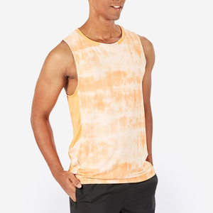 Venta al por mayor logotipo personalizado tamaño diseño hombres camiseta sin mangas gimnasio Atlético algodón deporte suelto sin mangas chaleco para hombres - Product Image 2