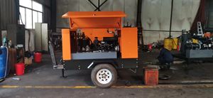 Chinesischer Hersteller Kompakter Tragbarer Luftkompressor 10m3/min 10 Bar Diesel Mobiler Luftkompressor - Product Image 4