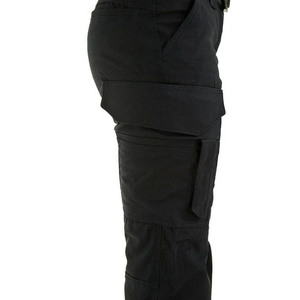 2022 Keven Impex KI-714 Women's <b>Elastic</b> <b>Waist</b> Mid Rise Solid Spandex/Cotton Cargo Pants Pockets Quick Dry Moto Biker Style - Product Image 5