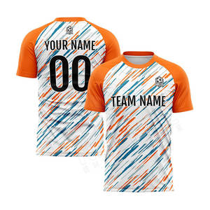 Camiseta de fútbol de poliéster 100% sublimación de último diseño/conjuntos de uniformes de ropa de fútbol liso/fútbol Francia, camiseta de fútbol - Product Image 5