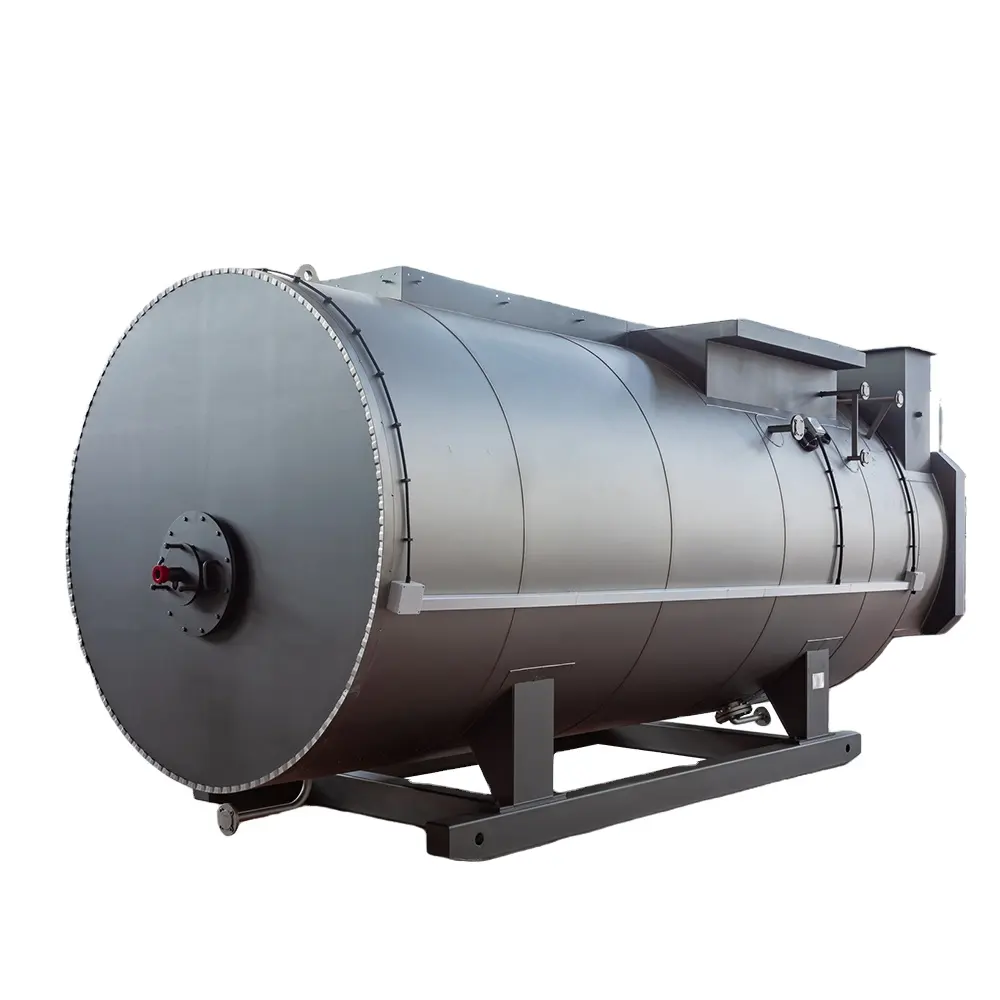 建築材料産業用の信頼性の高い2トンの天然ガスディーゼル燃焼凝縮蒸気ボイラー