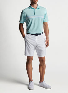 Polo de qualité supérieure, col rabattu, tricoté, logo personnalisé, séchage rapide, respirant, couleur unie, golf pour hommes - Product Image 3