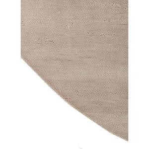 Tapis rectangulaire en laine et soie de bambou noué à la main Kavi Blue, couleur unie, pour la maison et la chambre, pour le salon et le couloir - Esk-325(Fr) - Product Image 4