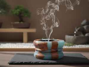 Brûleur Bakhoor en bois d'acacia et résine de Style arabe de qualité supérieure Madhkan pour parfum de maison aromathérapie usage religieux Ramadan cadeaux - Product Image 2