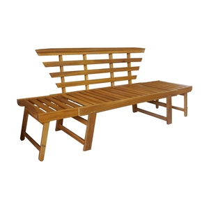 Cama de Día KARA de Prestigio, Banco de Patio Moderno de Madera, Marca de Moda Originaria de Vietnam, Embalaje Estándar para Muebles de Jardín para Exteriores - Product Image 1