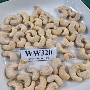 Ready To Ship SANTIGO Vietnam W320 Cashew <b>Nuts</b> <b>Kernel</b> Kaju Badam Cashew <b>Nuts</b> W320 OEM, ODM Packaging - Product Image 1