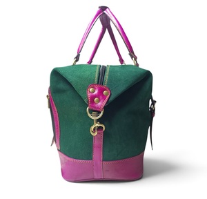 Custom Genuine Leather Suede <b>Weekender</b> Duffel <b>Bag</b> Vintage Travel Sport <b>Holdall</b> Wholesale Overnight Luggage OEM - Product Image 2