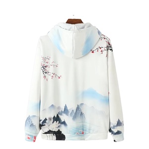 เสื้อฮู้ดดี้ผู้ชายสั่งทำพิเศษสำหรับฤดูหนาว ผ้าฝ้าย 100% แขนยาว มีซับใน กันลม มีกระเป๋า ปักลาย  แบบเรียบง่าย สั่งทำได้ตามต้องการ สวมใส่สบาย - Product Image 2