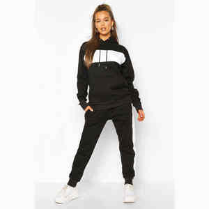 Survêtement 2 pièces pour femmes costumes Bomber veste sweat taille haute pantalon ample pour femmes costume vêtements de sport - Product Image 6